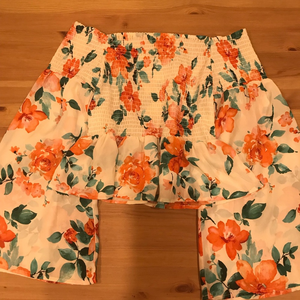 Floral crop top